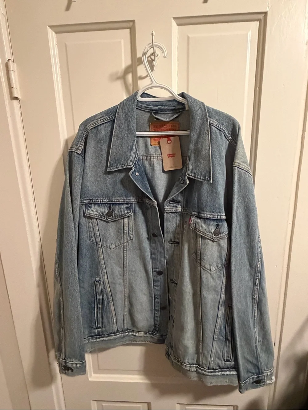 Levi's Light Blue Denim Trucker 3xl Jacket
